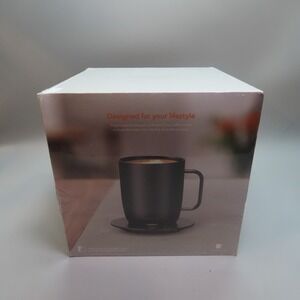 Ember CM171400US Temperature-Control Ceramic Mug - 14oz Black Brand New Sealed